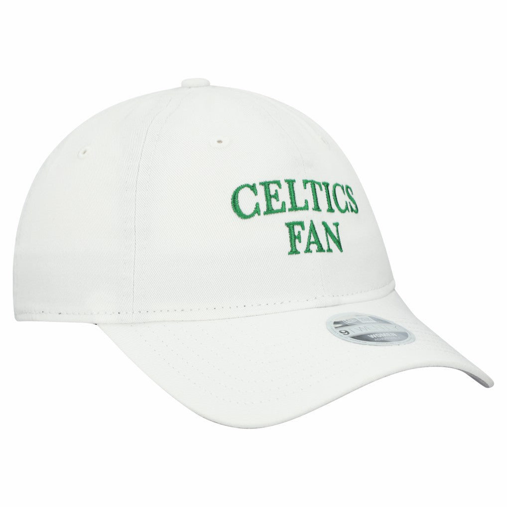 Boston Celtics Women's Team Fan 9TWENTY Adjustable Hat White - New Era
