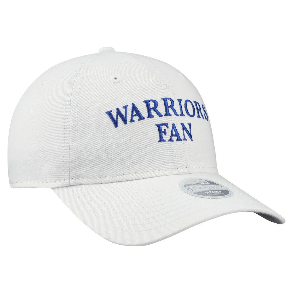 Golden State Warriors Women's Team Fan 9TWENTY Adjustable Hat White - New Era