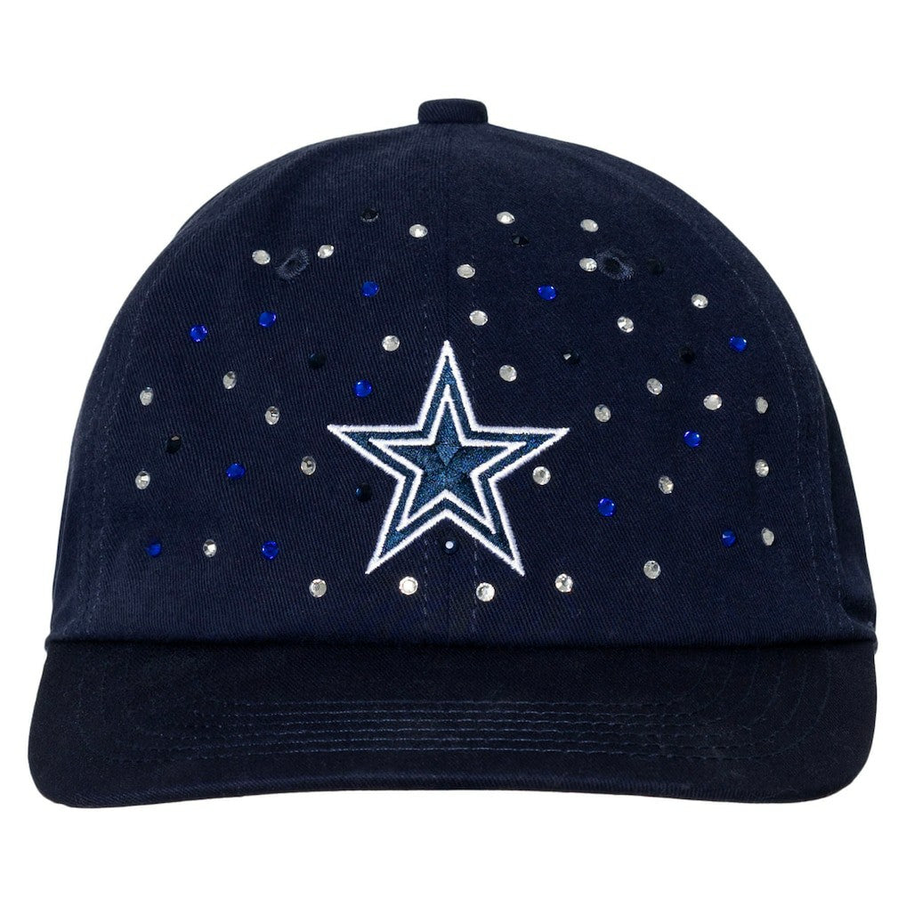 Dallas Cowboys The Wild Collective Women's Jeweled Adjustable Hat - Navy Hats