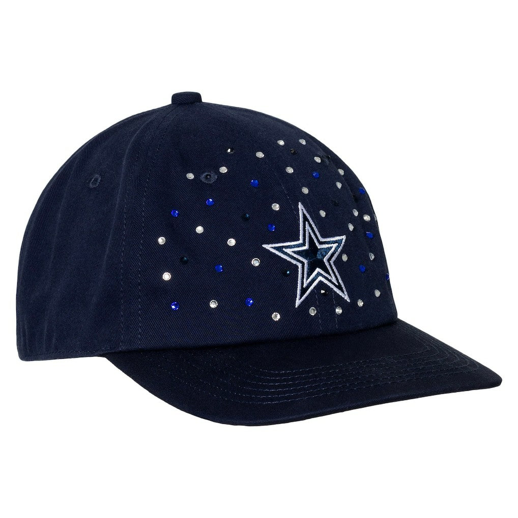 Dallas Cowboys The Wild Collective Women's Jeweled Adjustable Hat - Navy Hats