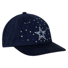 Dallas Cowboys The Wild Collective Women's Jeweled Adjustable Hat - Navy Hats