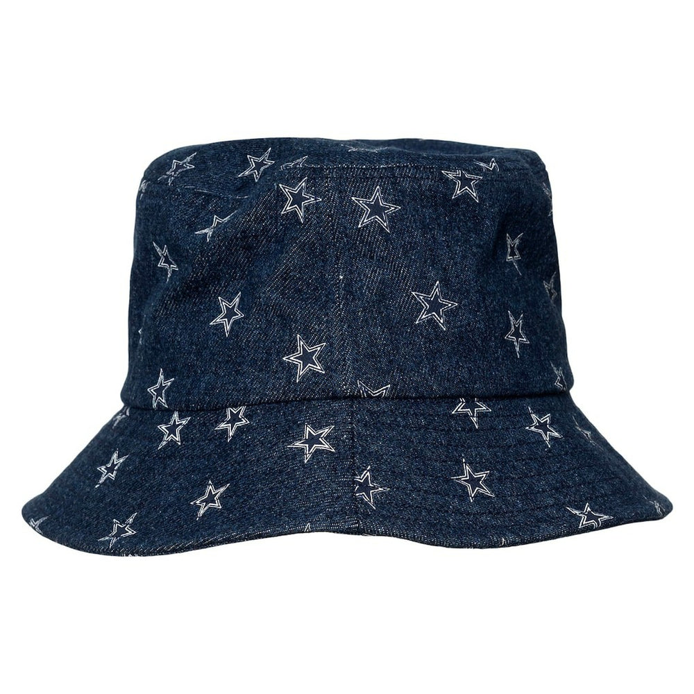 Dallas Cowboys The Wild Collective Women's Denim Bucket Hat - Navy Hats