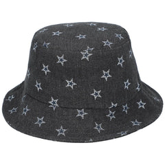Dallas Cowboys The Wild Collective Women's Denim Bucket Hat - Black Hats