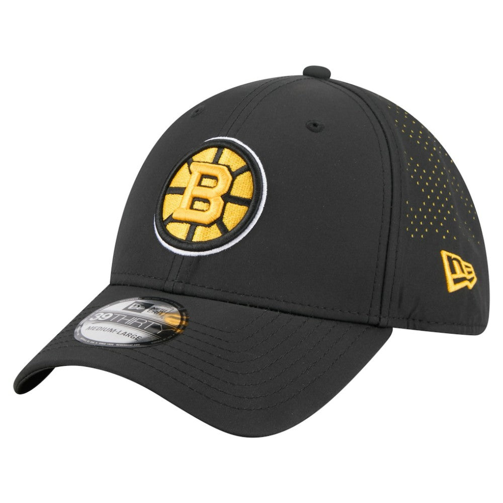 Boston Bruins New Era Night 39THIRTY Flex Hat - Black | US 202715385