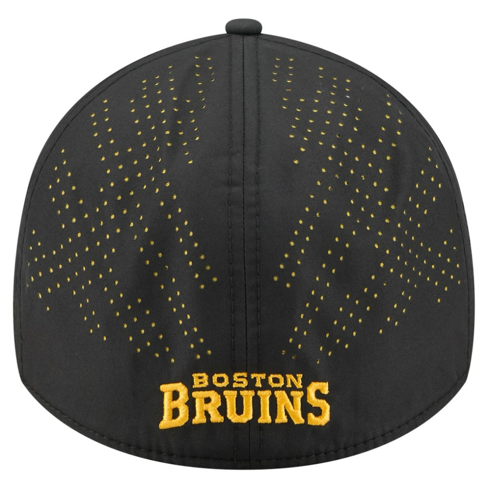 Boston Bruins New Era Night 39THIRTY Flex Hat - Black | US 202715385