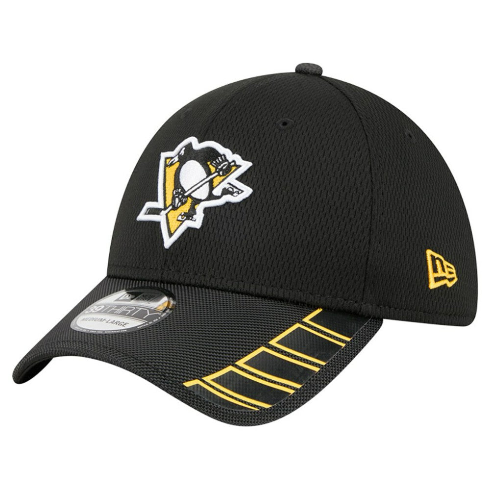 Pittsburgh Penguins New Era Visor Hit 39THIRTY Flex Hat - Black | US 202715391