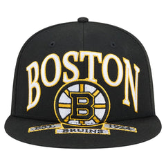 Boston Bruins New Era Oversized Vintage Arch 59Fifty Fitted Hat - Black | US 202715401