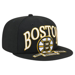 Boston Bruins New Era Oversized Vintage Arch 59Fifty Fitted Hat - Black | US 202715401