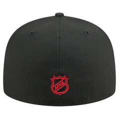 Chicago Blackhawks New Era Oversized Vintage Arch 59Fifty Fitted Hat - Black | US 202715404