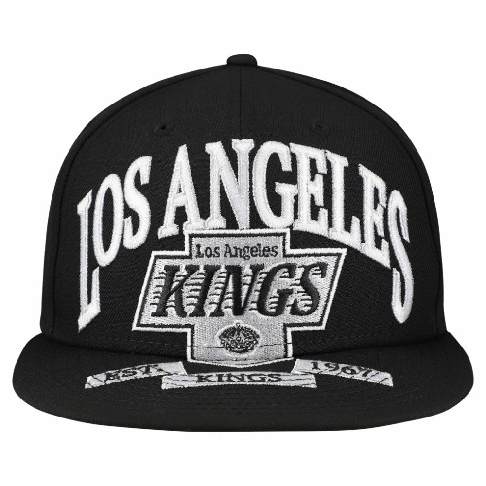 Los Angeles Kings New Era Oversized Vintage Arch 59Fifty Fitted Hat - Black | US 202715410
