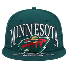 Minnesota Wild New Era Oversized Vintage Arch 59Fifty Fitted Hat - Green | US 202715411