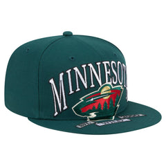 Minnesota Wild New Era Oversized Vintage Arch 59Fifty Fitted Hat - Green | US 202715411