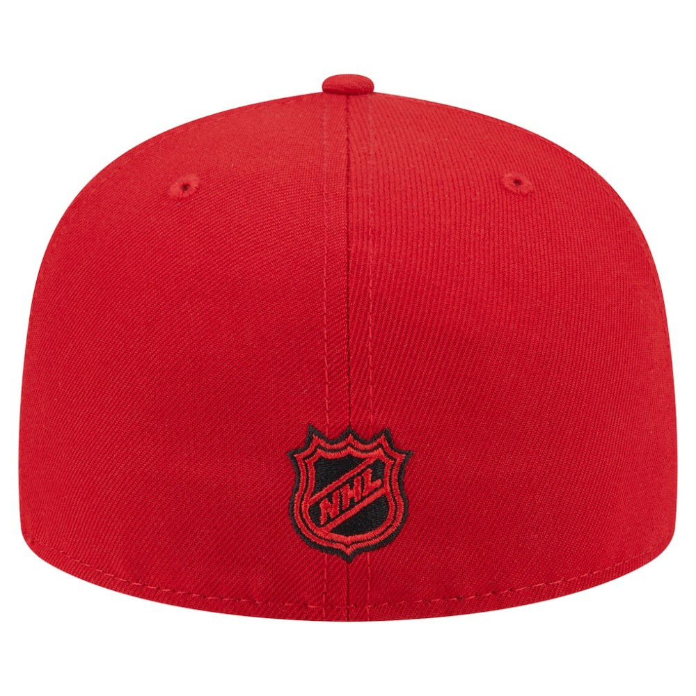 New Jersey Devils New Era Oversized Vintage Arch 59Fifty Fitted Hat - Red | US 202715412