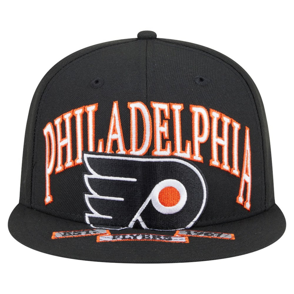 Philadelphia Flyers New Era Oversized Vintage Arch 59Fifty Fitted Hat - Black | US 202715414