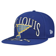 St. Louis Blues New Era Oversized Vintage Arch 59Fifty Fitted Hat - Blue | US 202715415