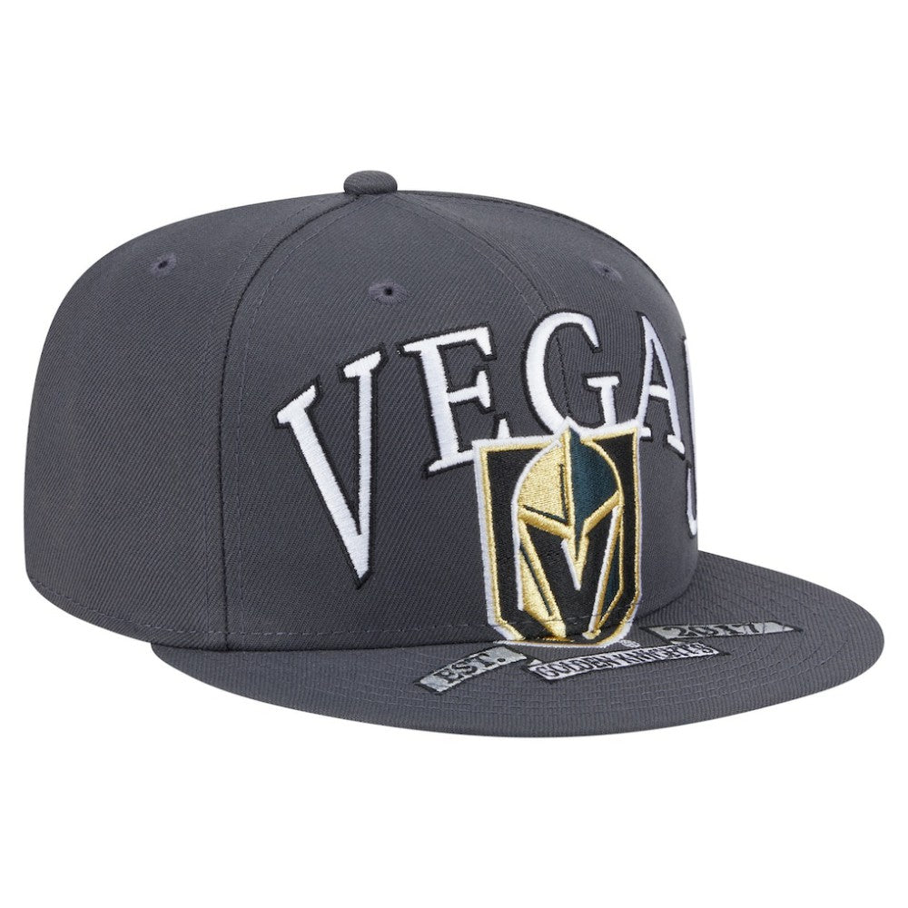 Vegas Golden Knights New Era Oversized Vintage Arch 59Fifty Fitted Hat - Gray | US 202715418