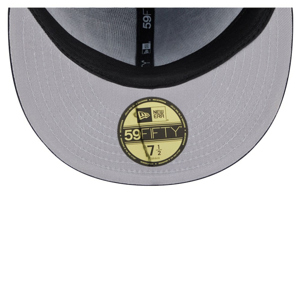 Seattle Kraken New Era Oversized Vintage Arch 59Fifty Fitted Hat - Deep Sea Blue | US 202715419
