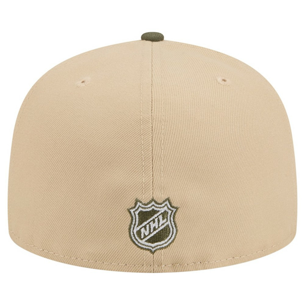 New York Rangers New Era Color Pack Two-Tone 59FIFTY A-Frame Fitted Hat - Tan/Olive | US 202715425