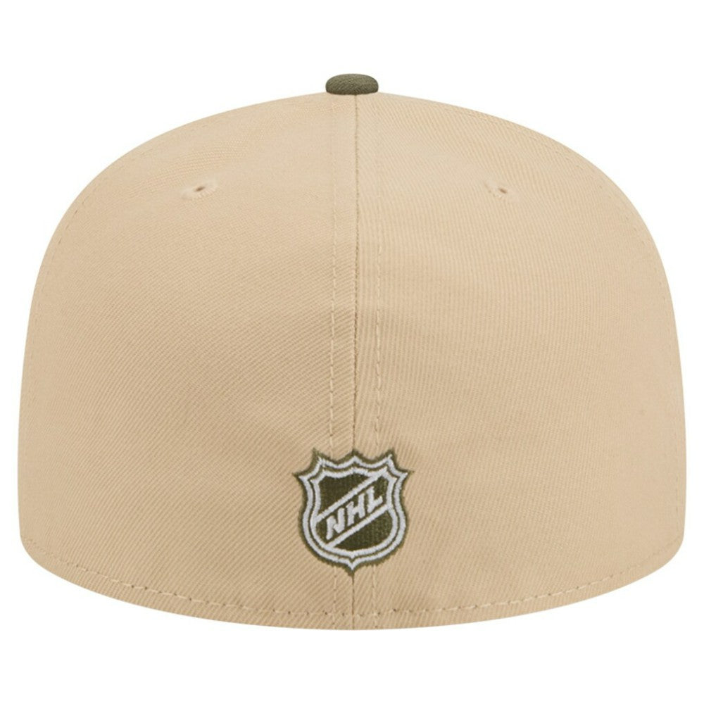 Philadelphia Flyers New Era Color Pack Two-Tone 59FIFTY A-Frame Fitted Hat - Tan/Olive | US 202715426