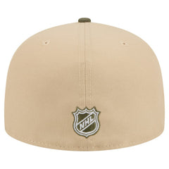 Boston Bruins New Era Color Pack Two-Tone 59FIFTY A-Frame Fitted Hat - Tan/Olive | US 202715428