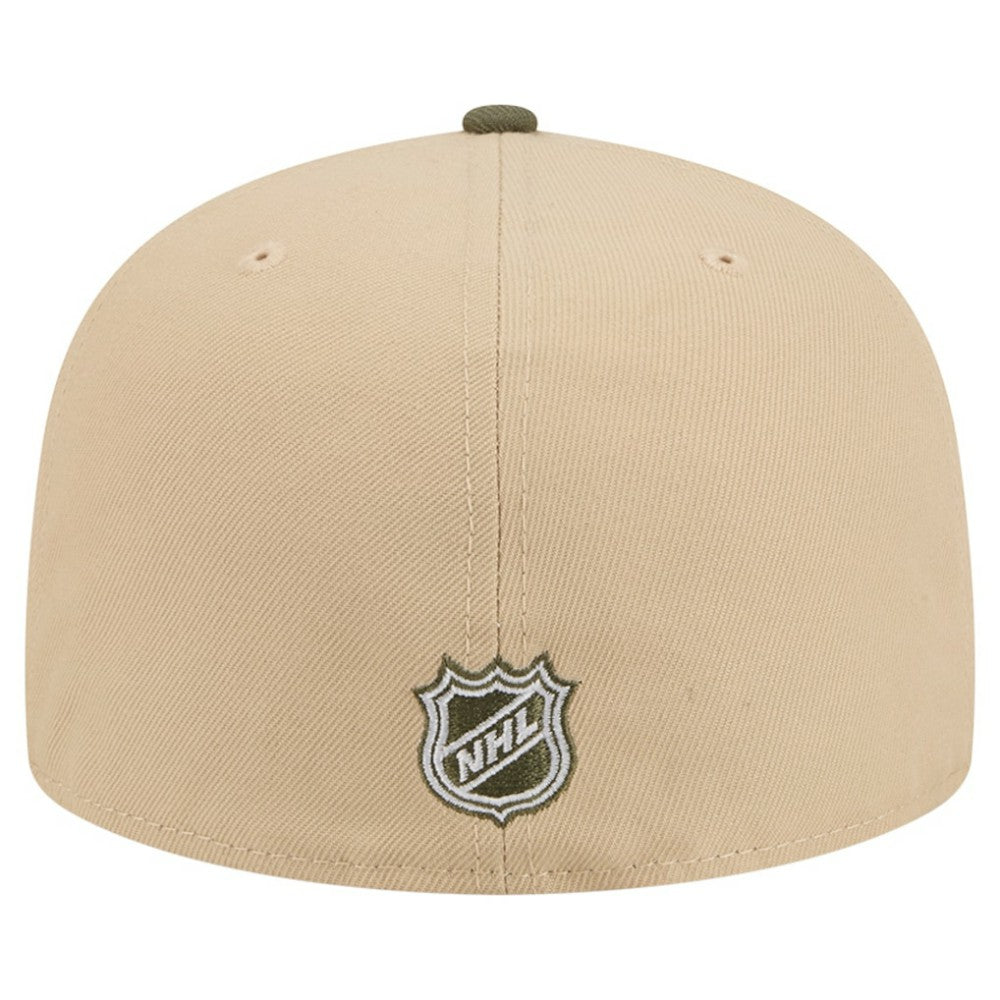 Colorado Avalanche New Era Color Pack Two-Tone 59FIFTY A-Frame Fitted Hat - Tan/Olive | US 202715432