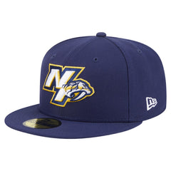Nashville Predators New Era Deceptor 59FIFTY Fitted Hat - Navy | US 202715440