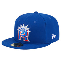 New York Rangers New Era Deceptor 59FIFTY Fitted Hat - Blue | US 202715443