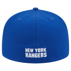 New York Rangers New Era Deceptor 59FIFTY Fitted Hat - Blue | US 202715443