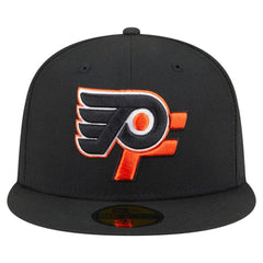 Philadelphia Flyers New Era Deceptor 59FIFTY Fitted Hat - Black | US 202715445