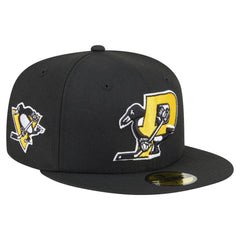 Pittsburgh Penguins New Era Deceptor 59FIFTY Fitted Hat - Black | US 202715446