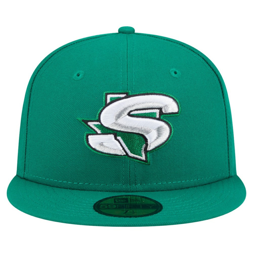 Dallas Stars New Era Deceptor 59FIFTY Fitted Hat - Green | US 202715459