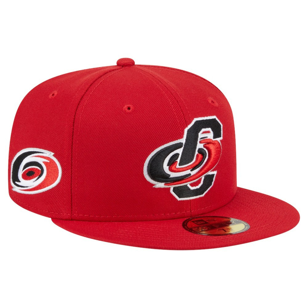 Carolina Hurricanes New Era Deceptor 59FIFTY Fitted Hat - Red | US 202715467