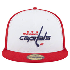 Washington Capitals New Era Repeat Two-Tone 59FIFTY Fitted Hat - White/Red | US 202715470