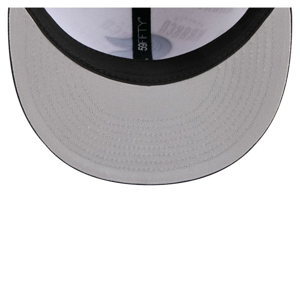 Seattle Kraken New Era Repeat Two-Tone 59FIFTY Fitted Hat - White/Deep Sea Blue | US 202715475