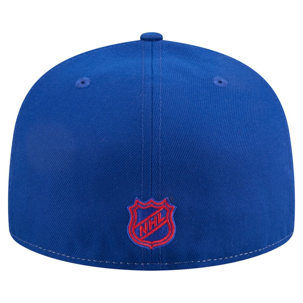 New York Rangers New Era Repeat Two-Tone 59FIFTY Fitted Hat - White/Blue | US 202715482