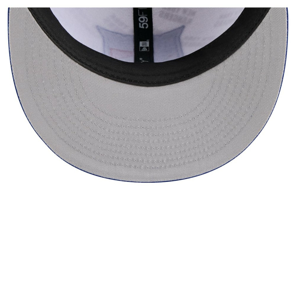 New York Rangers New Era Repeat Two-Tone 59FIFTY Fitted Hat - White/Blue | US 202715482
