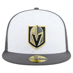 Vegas Golden Knights New Era Repeat Two-Tone 59FIFTY Fitted Hat - White/Gray | US 202715485