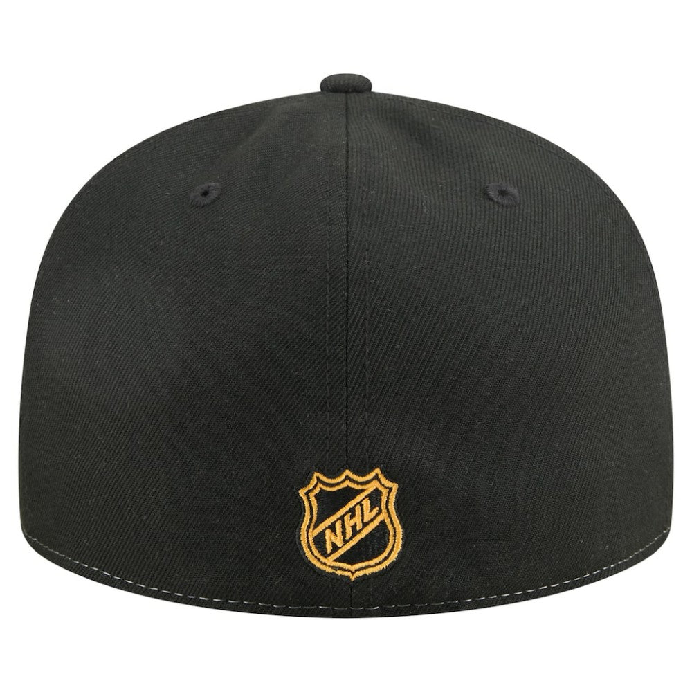 Boston Bruins New Era Repeat Two-Tone 59FIFTY Fitted Hat - White/Black | US 202715492