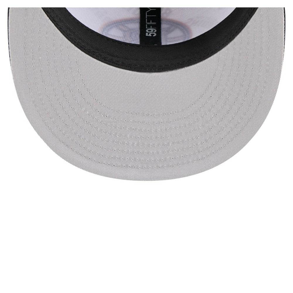 Boston Bruins New Era Repeat Two-Tone 59FIFTY Fitted Hat - White/Black | US 202715492