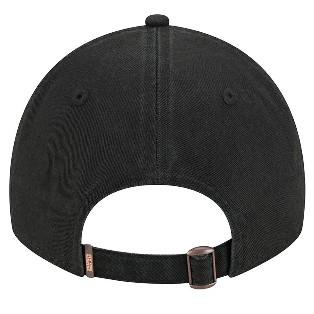 New York Rangers New Era Stamp Fabric Applique 9TWENTY Adjustable Hat - Black | US 202715517