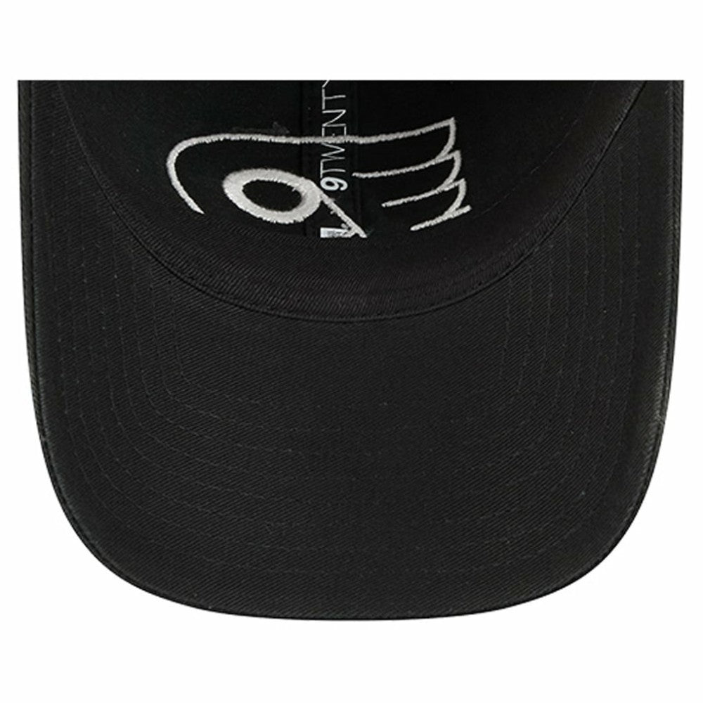 Philadelphia Flyers New Era Stamp Fabric Applique 9TWENTY Adjustable Hat - Black | US 202715518