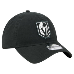 Vegas Golden Knights New Era Stamp Fabric Applique 9TWENTY Adjustable Hat - Black | US 202715522