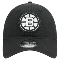 Boston Bruins New Era Stamp Fabric Applique 9TWENTY Adjustable Hat - Black | US 202715524
