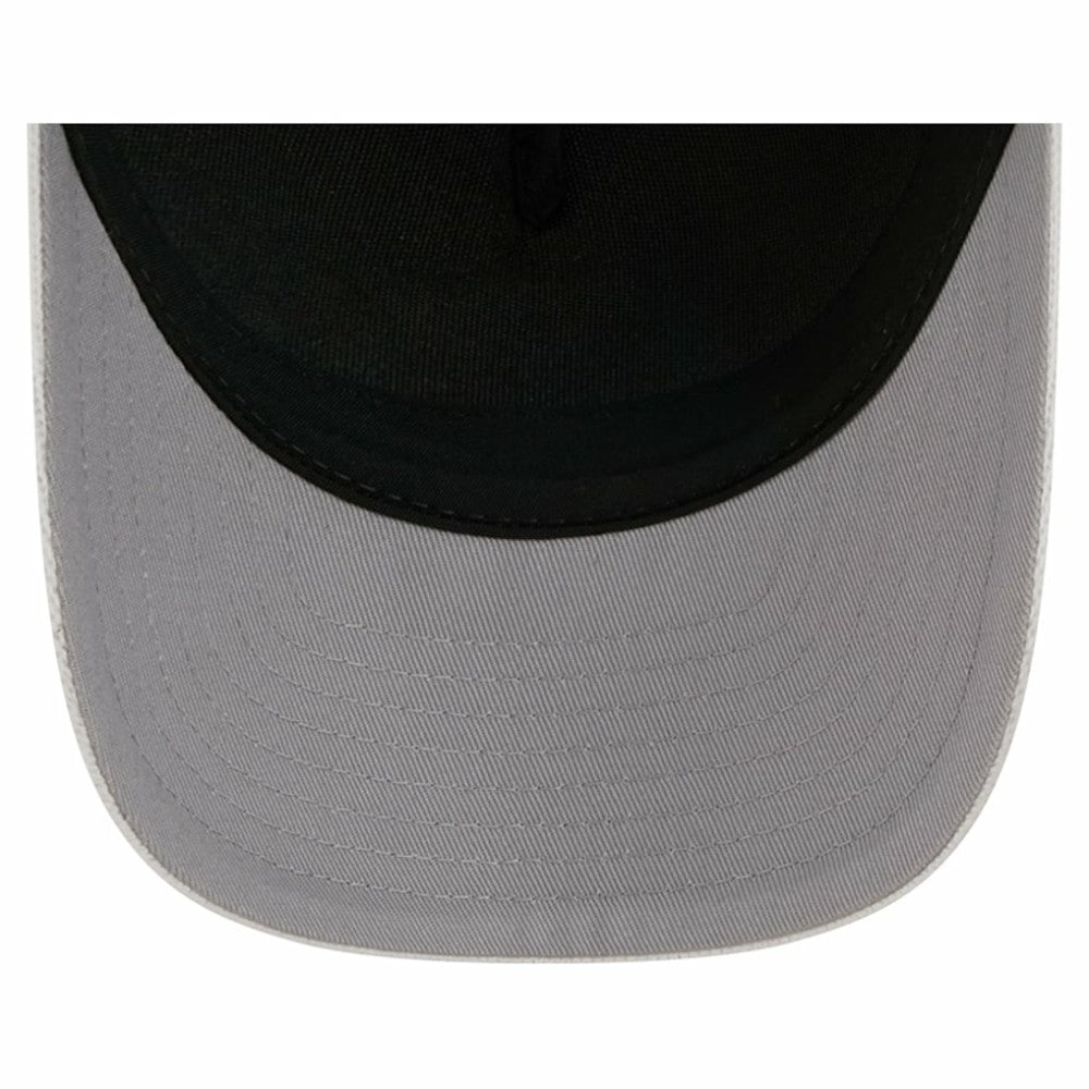 Chicago Blackhawks New Era Hockey Sock 9FORTY A-Frame M-Crown Adjustable Trucker Hat - White/Red | US 202715538