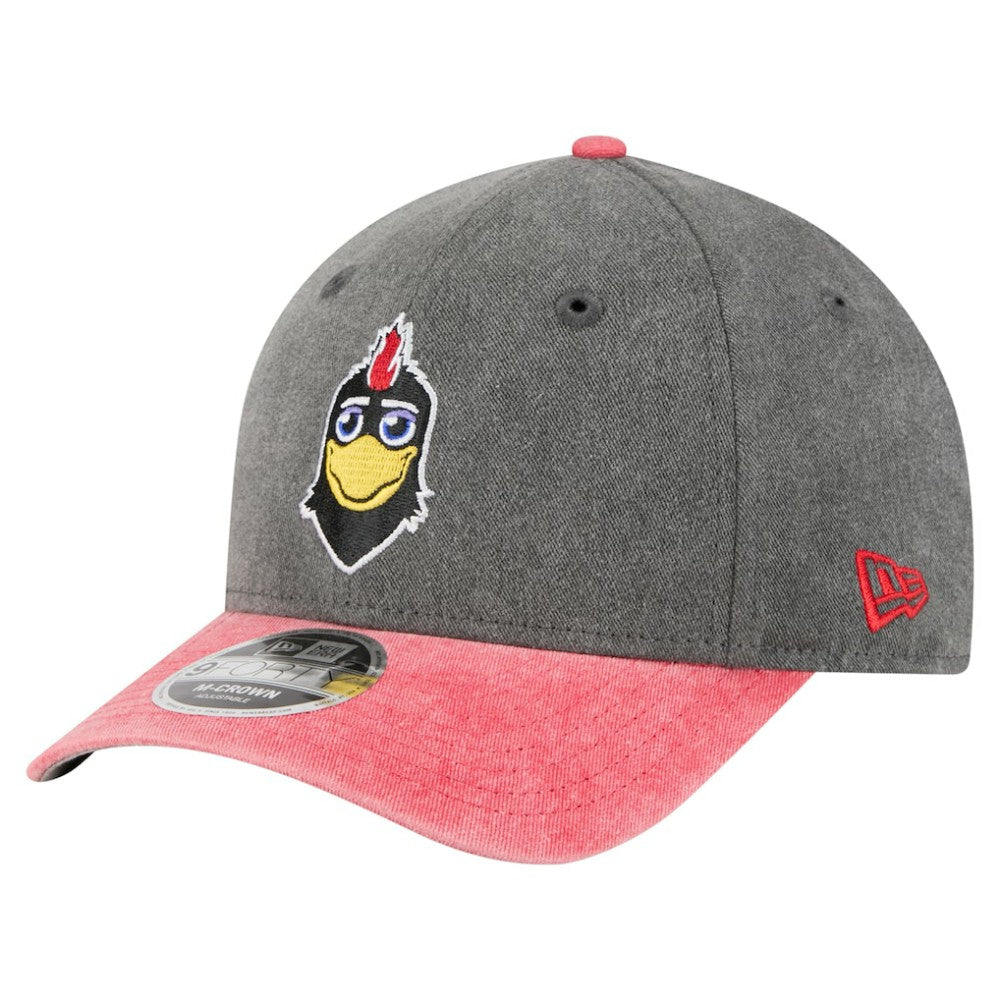 Chicago Blackhawks New Era Mascot 2-Tone 9FORTY Adjustable Hat - Black/Red | US 202715563