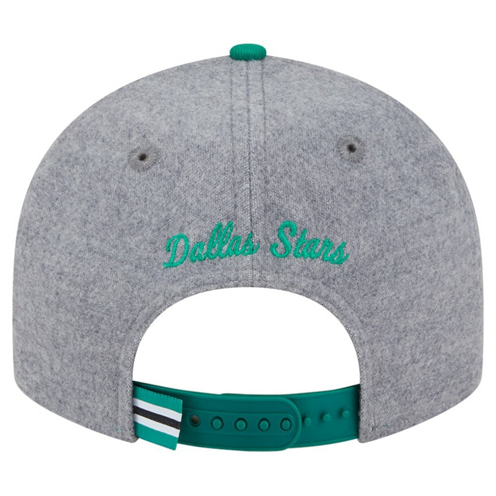 Dallas Stars New Era Wool Pin Low Profile 9FIFTY Snapback Hat - Kelly Green/Green | US 202715568
