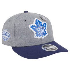 Toronto Maple Leafs New Era Wool Pin Low Profile 9FIFTY Snapback Hat - Gray/Blue | US 202715577