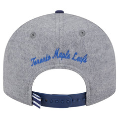 Toronto Maple Leafs New Era Wool Pin Low Profile 9FIFTY Snapback Hat - Gray/Blue | US 202715577