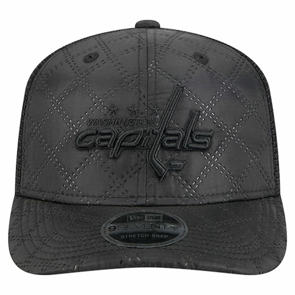 Washington Capitals New Era Quilted Nylon 9SEVENTY Adjustable Trucker Hat - Black | US 202715654