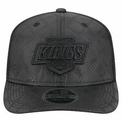 Los Angeles Kings New Era Quilted Nylon 9SEVENTY Adjustable Trucker Hat - Black | US 202715657